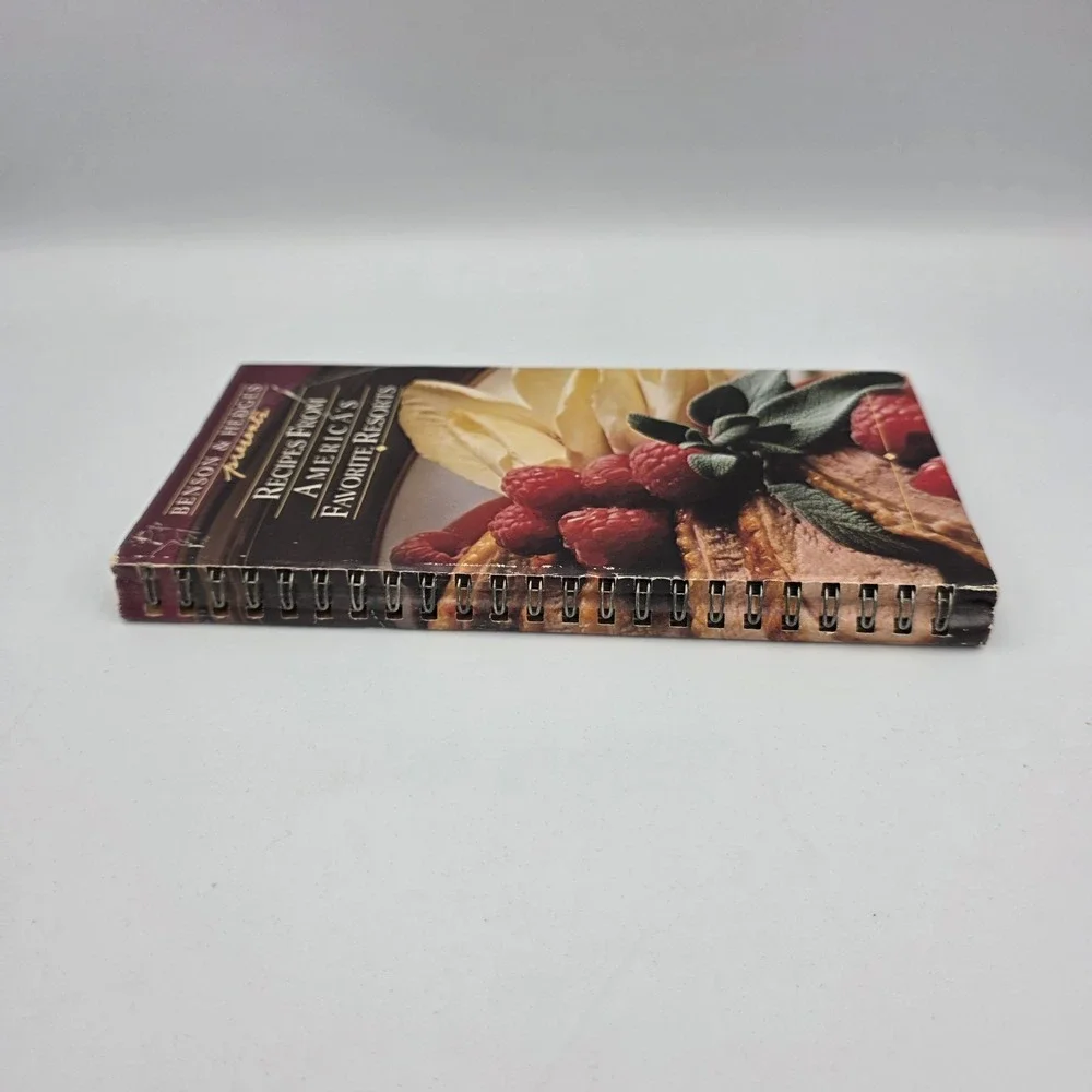 Benson & Hedges Recipes From America's Favorite Resorts Hardcover Book (1985)